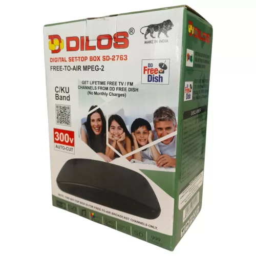Dilos SD-2763 MPEG-2 SD DVB-S Digital FTA Set-Top Box