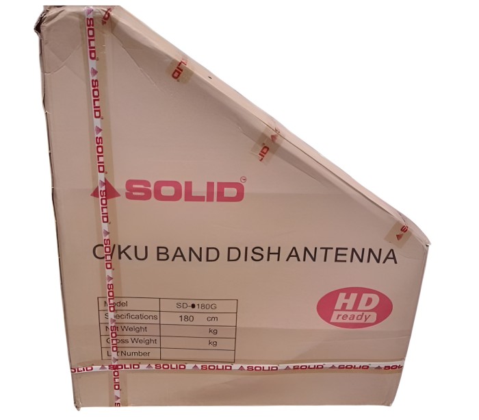 6FT (180cm) SOLID C/KU-PRIME FOCUS-SATELLITE C-BAND RECEPTION DISH ANTENNA