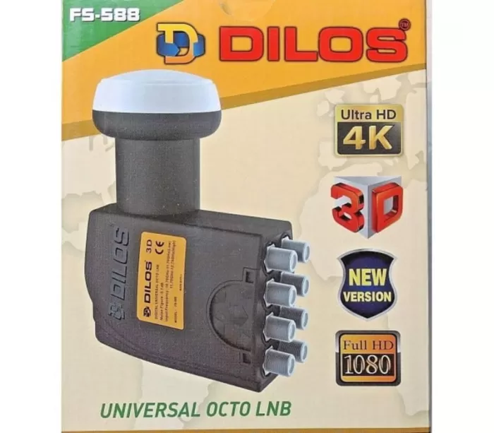 Dilos FS-588 Universal 8 Port Ku-Band Full HD LNB