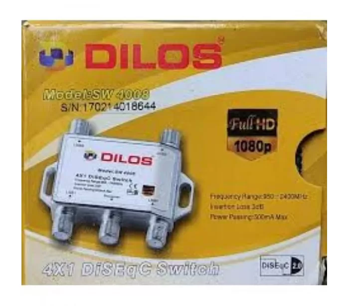 Dilos SW 4008 4in1 DiSEqC 2.0 Switch