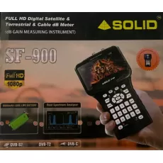 SOLID SF-900 Full HD Digital Satellite, DTT (DVB-T2) & Cable TV dB Meter
