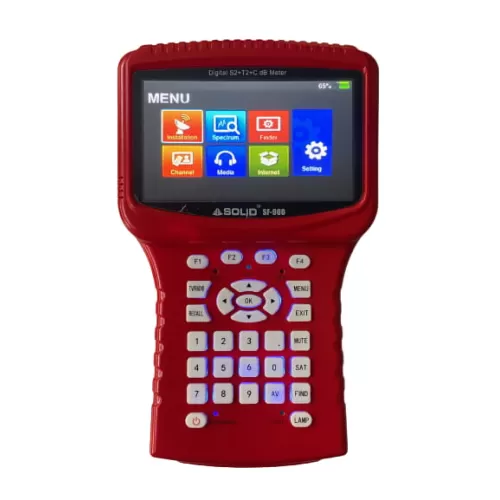 SOLID SF-900 Full HD Digital Satellite, DTT (DVB-T2) & Cable TV dB Meter