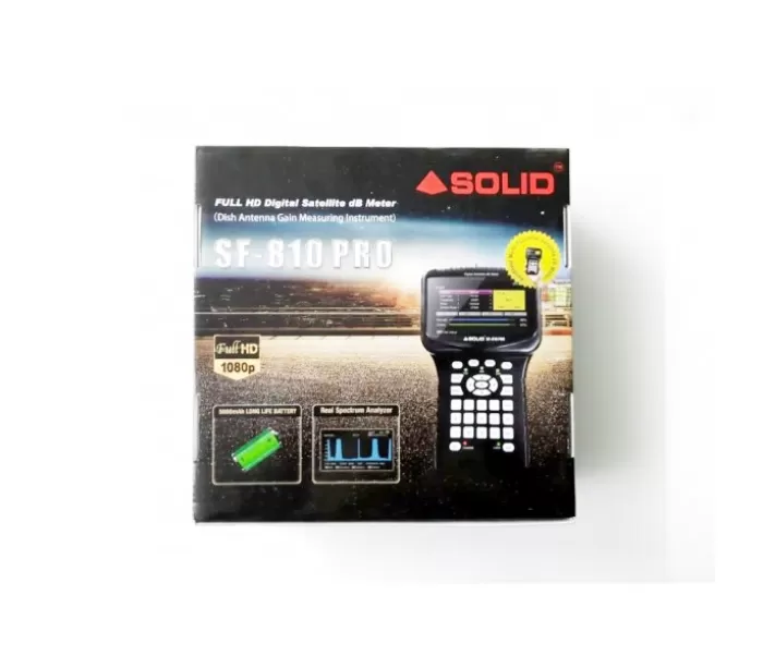 SOLID SF-810Pro Full HD Digital Satellite dB Meter