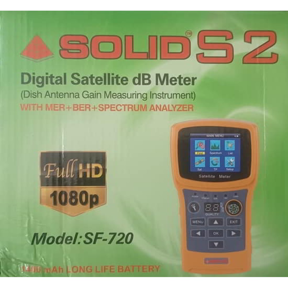 Digital Satellite Finder Professional Satellite Signal Finder Detector  Accurate Meter with 2 Lights 