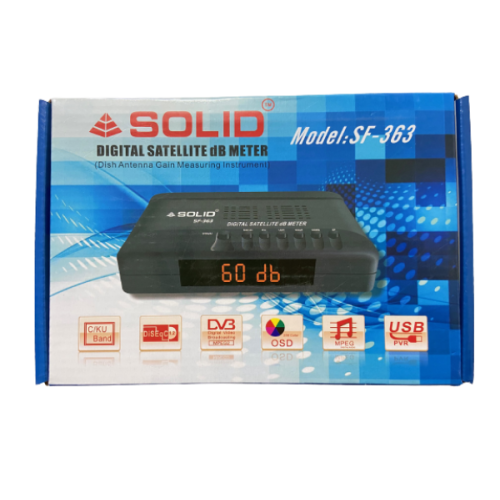 SOLID SF-363 MPEG-2, USB PVR Digital dB meter / Set-Top Box