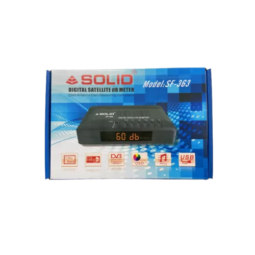 SOLID SF-363 MPEG-2, USB PVR Digital dB meter / Set-Top Box