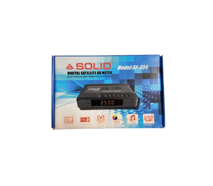 SOLID SF-354 MPEG-2, USB PVR Digital dB meter / Set-Top Box