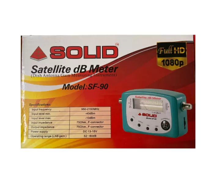 SOLID SF-90 Satellite Analog dB Meter