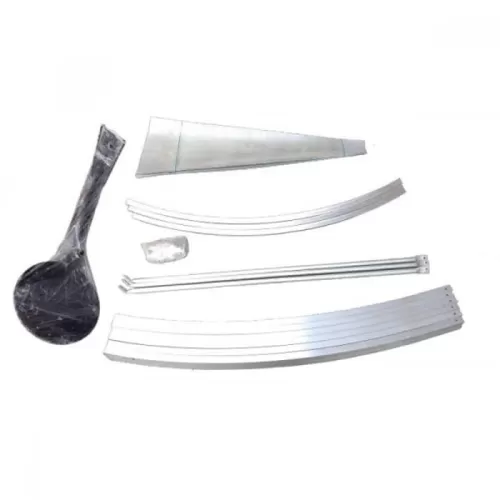 Solid 180cm  6ft C-Band dish - Punch Sheet - 18 Ribs