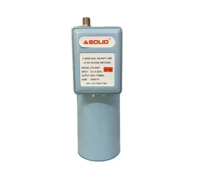 SOLID C-BAND CB1-13K-S SINGLE LNBF