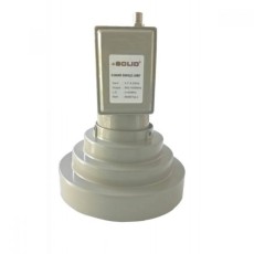 SOLID Ku-CB1 C-Band LNBF with Feedhorn for offset Ku-Band Dish Antenna