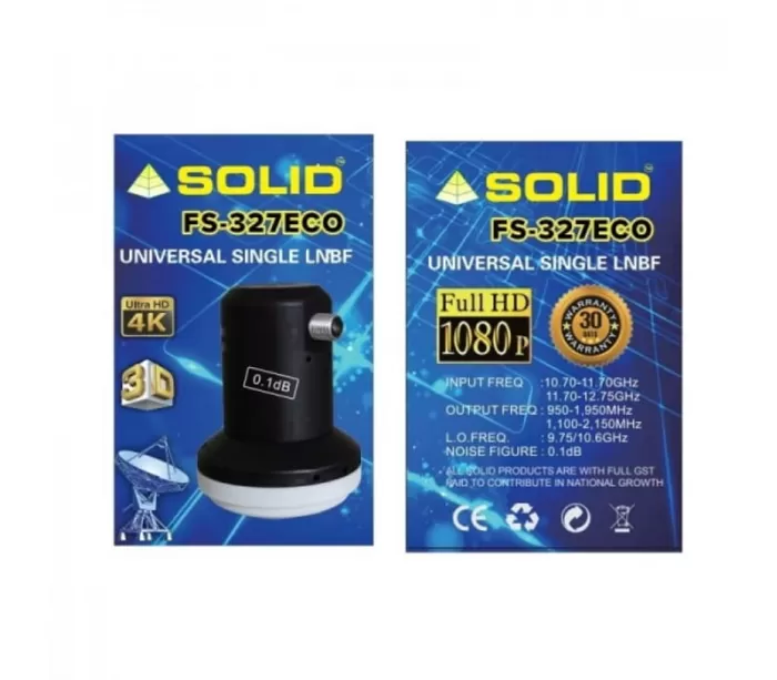 SOLID FS-327Eco Universal Single Ku-Band LNB