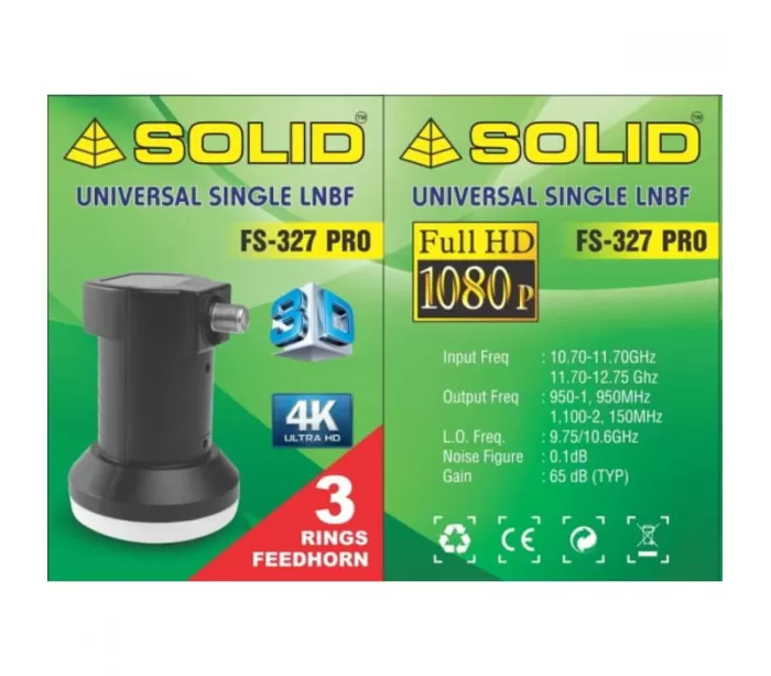 Solid FS-327PRO Universal Single LNBF