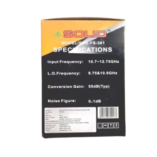 Solid FS-381 Universal Single Ku-Band LNB 