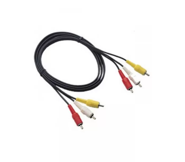 SOLID Premium 3 RCA To 3 RCA Audio Video Cable - 1.5 Meters
