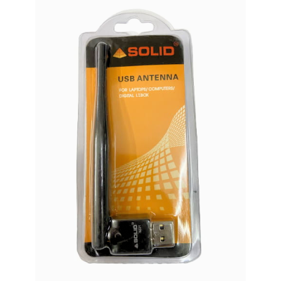 USB Wi-Fi WiFi Dongle for SOLID Set-Top Box / Laptop / Computer