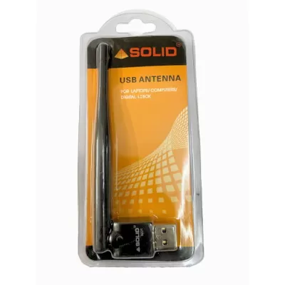 USB Wi-Fi WiFi Dongle for SOLID Set-Top Box / Laptop / Computer