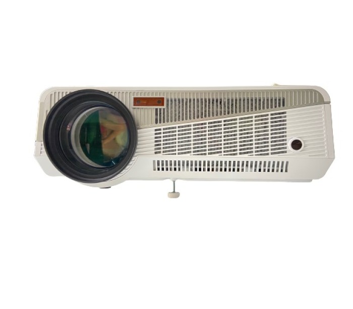 SOLID White &amp; Grey 5500 lm LED Corded Portable Projector