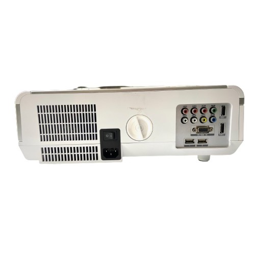 SOLID White &amp; Grey 5500 lm LED Corded Portable Projector