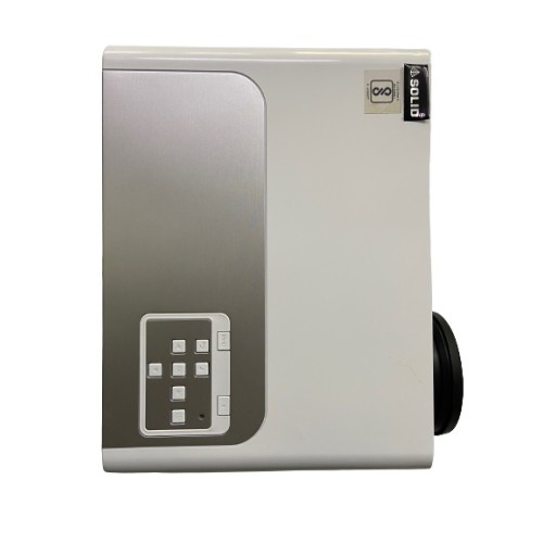 SOLID White &amp; Grey 5500 lm LED Corded Portable Projector