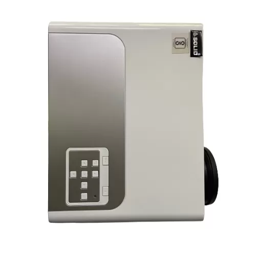 SOLID White & Grey 5500 lm LED Corded Portable Projector