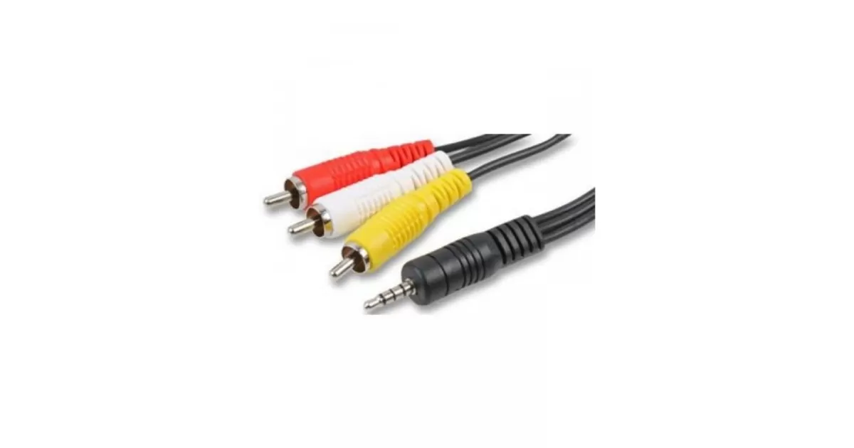 Buy 3.5mm to 3 RCA Cable for Android Box and Sat Finders (SF-900 / SF ...