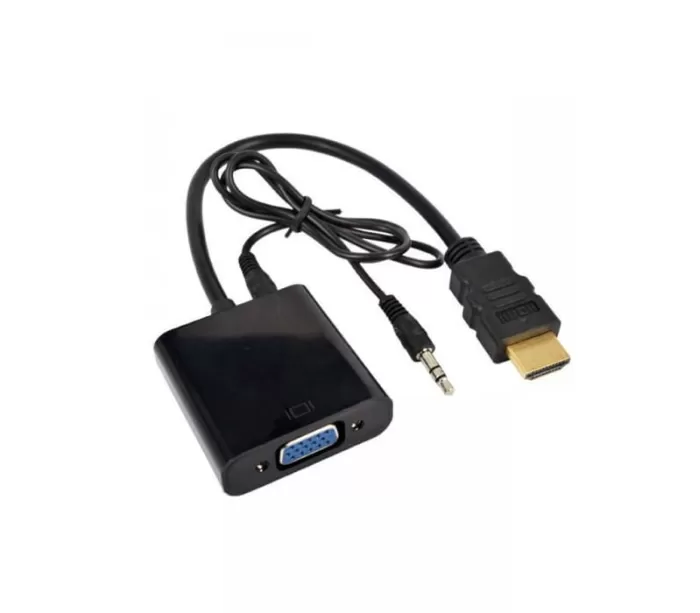 HDMI Male to VGA + Audio Converter Cable Adaptor