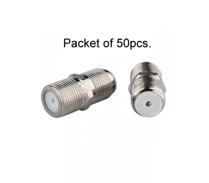 RG6 Coaxial Cable Jointer - 50pcs Pack