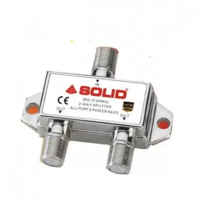 SOLID 2 Way Power Pass Splitter