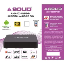 SOLID AHD-1026 Android 11 TV 4K Box