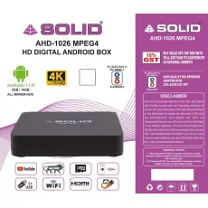 SOLID AHD-1026 Android 10 TV 4K Box 
