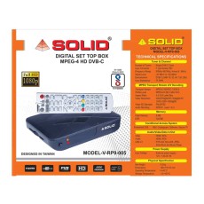 Solid V-RP9-005 DVB-C MPEG-4 Digital Set-Top Box