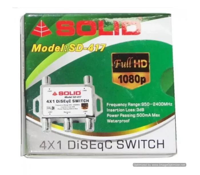 SOLID SD-417 DiSEqC 2.0 Switch - 4in1