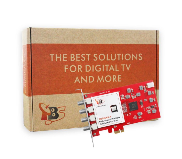TBS6909-X S/S2/S2X Octa Tuner PCIe Card