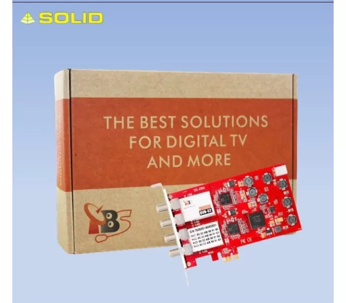 TBS6908 Professional DVB-S2 Quad Tuner PCIe Card