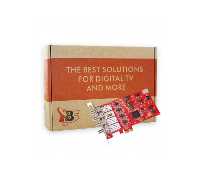 TBS6904 DVB-S2 Quad Tuner Computer PCIe Card
