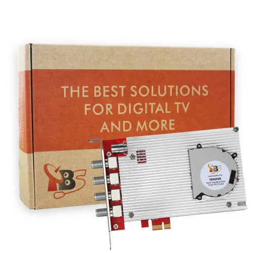 TBS6508 Multi Standard Octa Tuner PCI-E Card