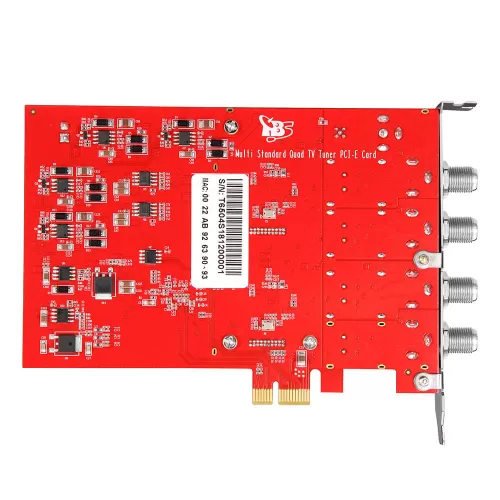 TBS6504 Multi Standard Quad Tuner PCI-e Card