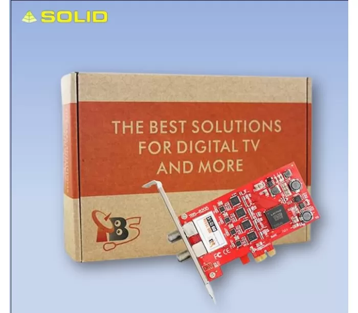 TBS6205 T2/T/C Quad TV Tuner PCIe Card