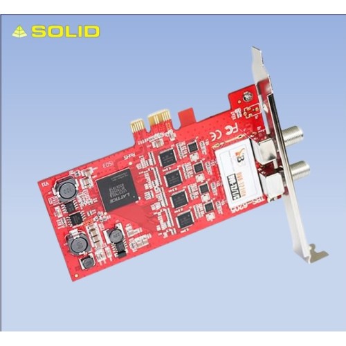 TBS6205 T2/T/C Quad TV Tuner PCIe Card