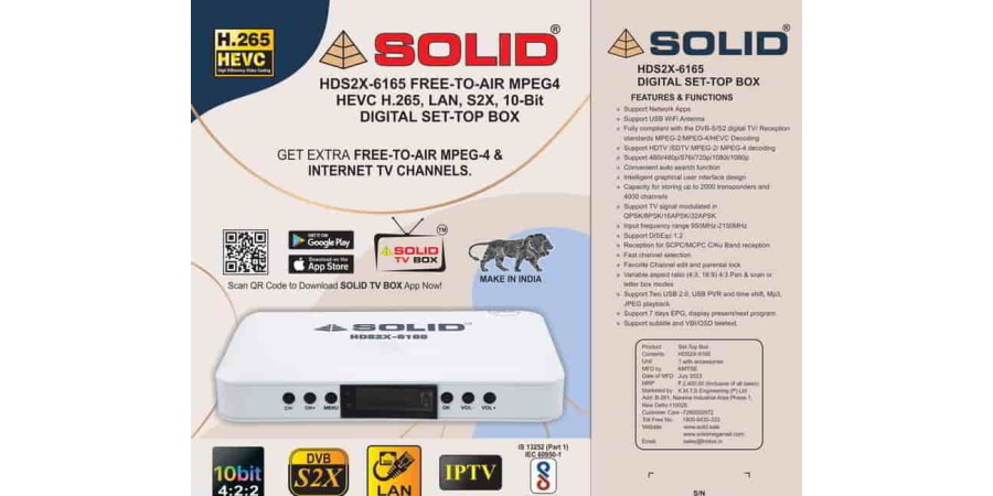 What is S2X Technology? And What Features Do SOLID Set-Top Boxes Offer?