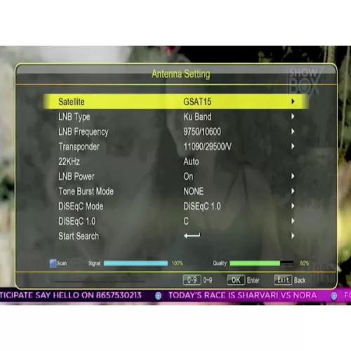 SOLID HDS2-6147 DVB-S2/MPEG-4 FullHD FTA  Set-Top Box with SOLID OTT App