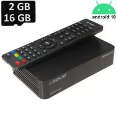 SOLID AHDS2-1080 DD Free dish Suitable FTA Hybrid  Android 10 Smart Box 