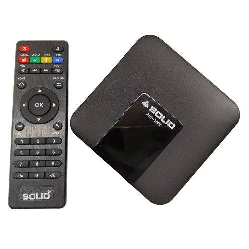 SOLID 1002 H.265 Amlogic S905W Android TV 4K Box with FREE 1 YEAR OTT SUBSCRIPTION