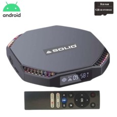 SOLID AHD-1096 8GB/128GB Android 11 TV Box with RGB And Free FREE OTT SUBSCRIPTION 