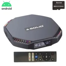 SOLID 1095 8GB/64GB Gaming Android 11 TV Box
