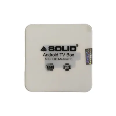 Solid AHD-1008 Android 10 Smart TV Box | 4GB RAM | 32GB Storage | 4K UHD