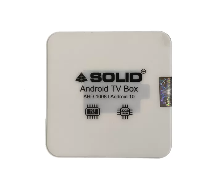 Solid AHD-1008  4/32 GB Android 10 Smart Tv Box