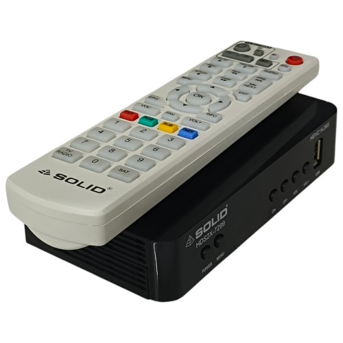  SOLID HDS2X-7299 HEVC 8bits H.265 Free-To-Air Set-Top Box