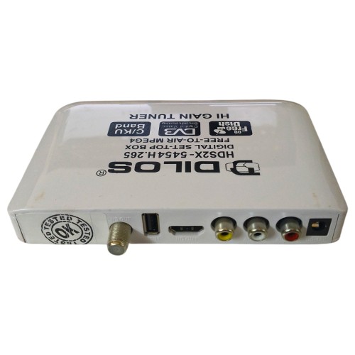 DILOS HDS2-5454 H.265 FREE - TO AIR MPEG 4 DIGITAL SET-TOP BOX